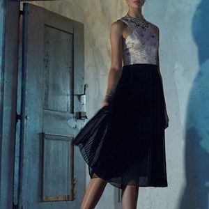 NWT Anthro Morgan Carper Isobel Brocade Midi Dress